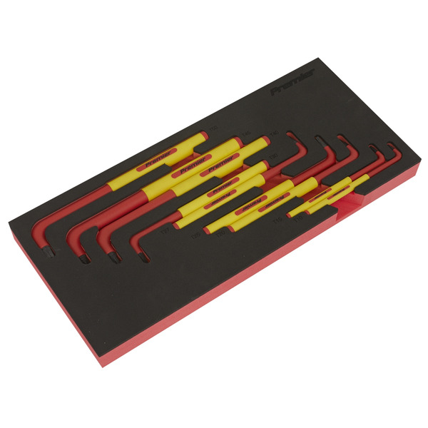 Sealey TBTE06 Premier Insulated TRX-Star* Key with Tool Tray 9pc - VDE Approved