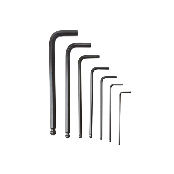 Metric Ball Point Hexagon Key Set, 7 Piece
