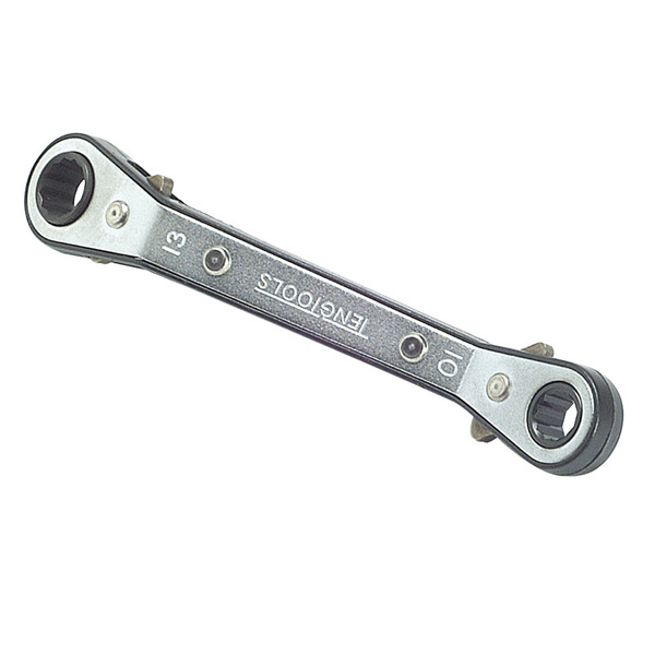 Ratcheting Offset Ring Spanner (RORS) 17 x 19mm