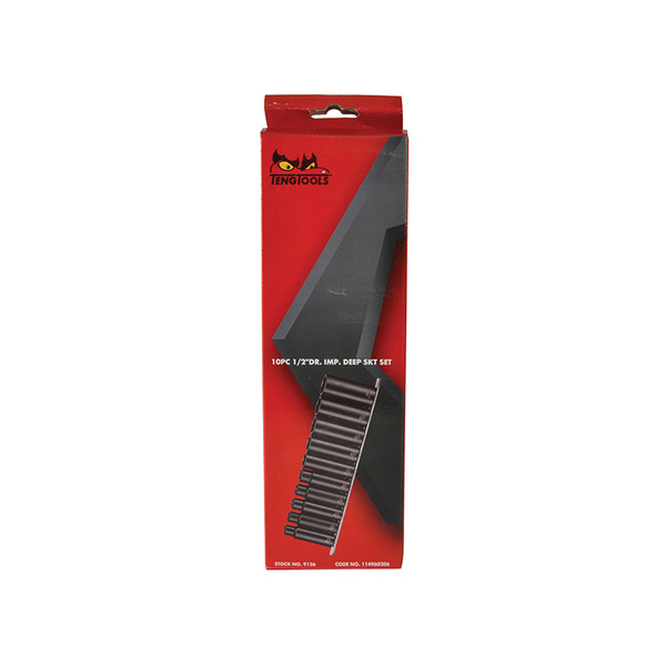 1/2in Drive 9126 Deep Impact Socket Set, 10 Piece