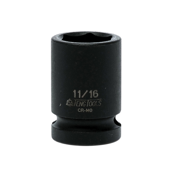 Teng TEN920122N Impact Socket Hexagon 6-Point 1/2in Drive 11/16in
