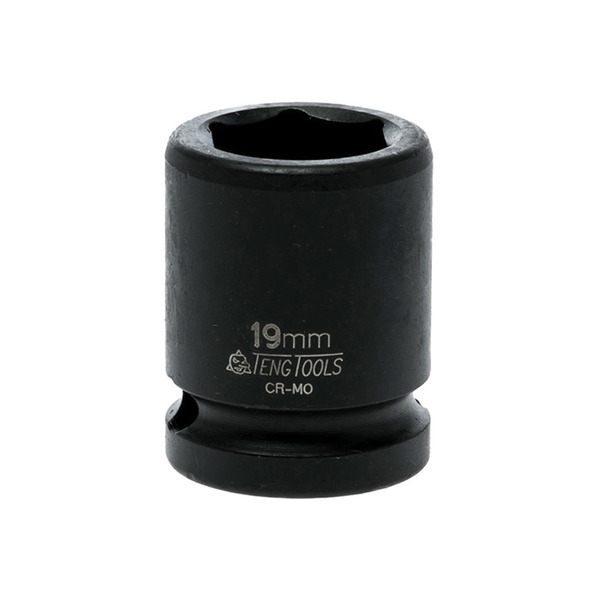 Teng TEN920519N Impact Socket Hexagon 6-Point 1/2in Drive 19mm