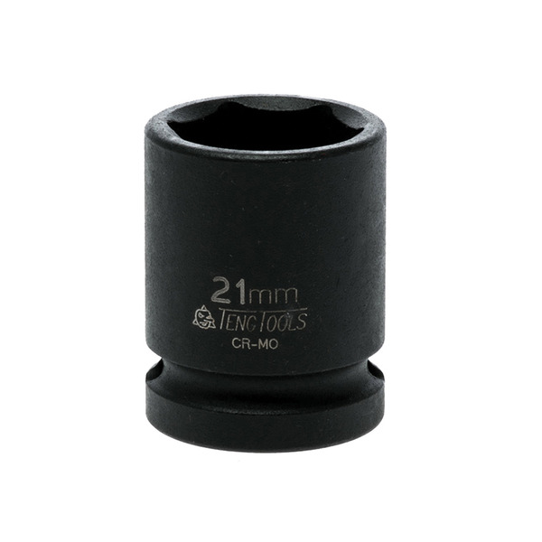 Teng TEN920521N Impact Socket Hexagon 6-Point 1/2in Drive 21mm