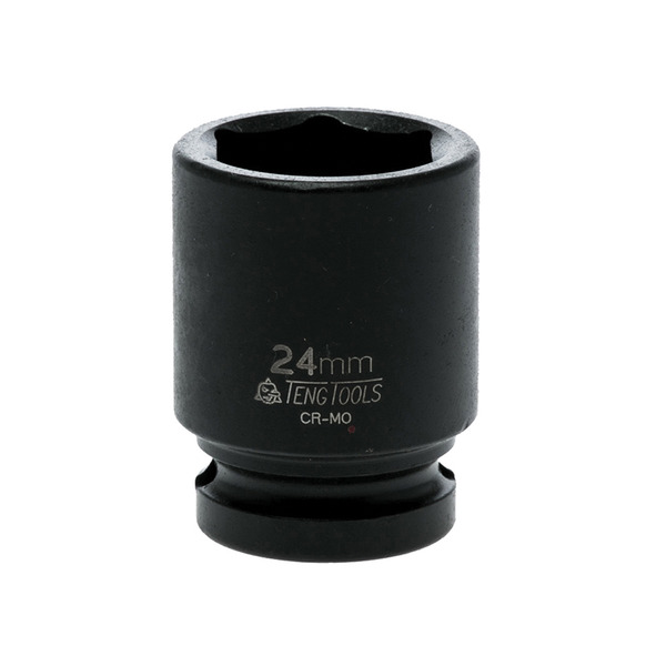 Teng TEN920524N Impact Socket Hexagon 6-Point 1/2in Drive 24mm