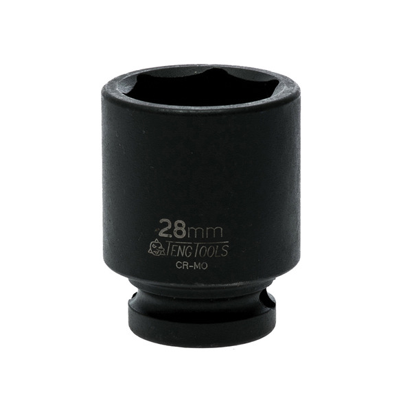 Teng TEN920528N Impact Socket Hexagon 6-Point 1/2in Drive 28mm