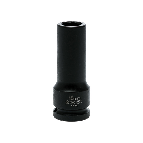 Teng TEN920615N Deep Impact Socket Hexagon 6-Point 1/2in Drive 15mm
