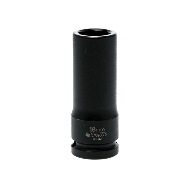 Teng TEN920618N Deep Impact Socket Hexagon 6-Point 1/2in Drive 18mm