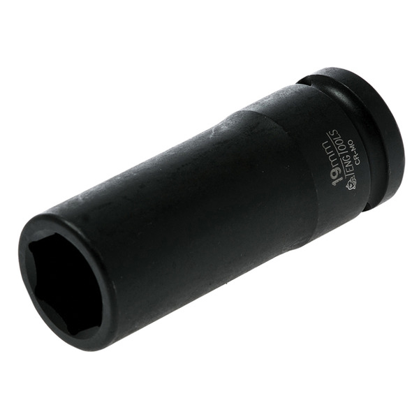 Teng TEN920619N Deep Impact Socket Hexagon 6-Point 1/2in Drive 19mm
