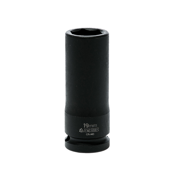 Teng TEN920619N Deep Impact Socket Hexagon 6-Point 1/2in Drive 19mm