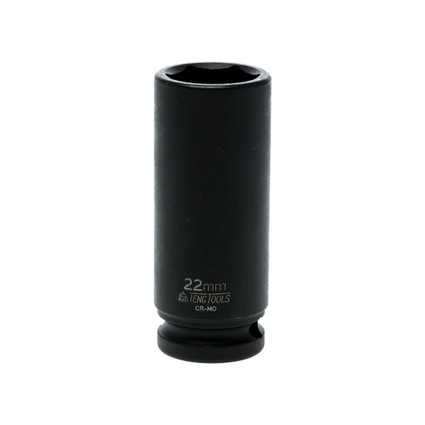 Deep Impact Socket Hexagon 6-Point 1/2in Drive 22mm