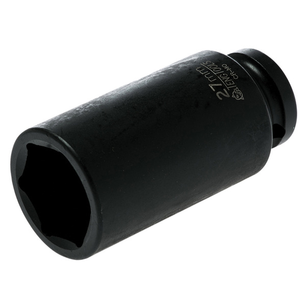 Deep Impact Socket Hexagon 6-Point 1/2in Drive 27mm