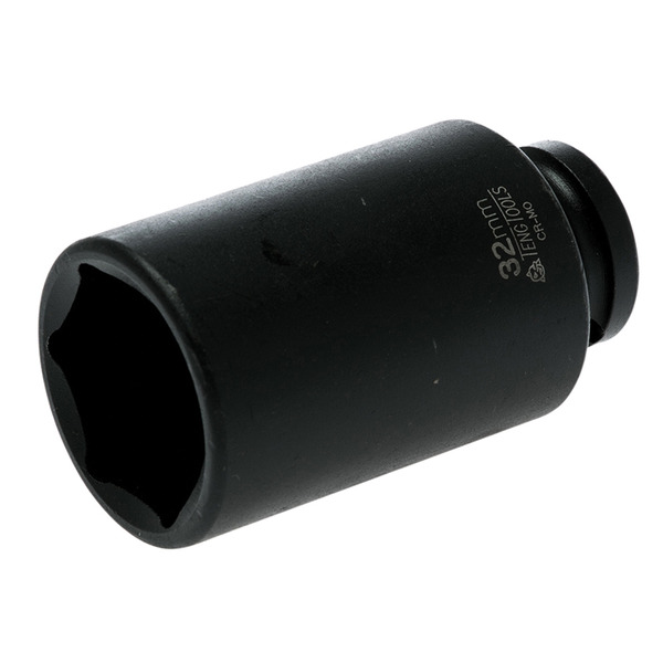 Deep Impact Socket Hexagon 6-Point 1/2in Drive 32mm