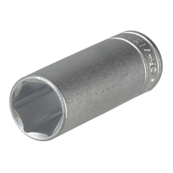 Teng TENM140613 Hexagon Socket Deep 6 Point Regular 1/4in Drive 13mm