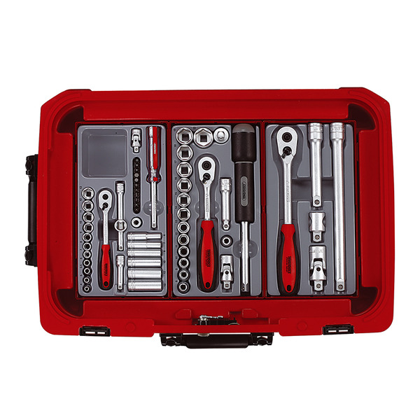 Teng TENSC04 Flight Style Carry Case Kit, 100 Piece