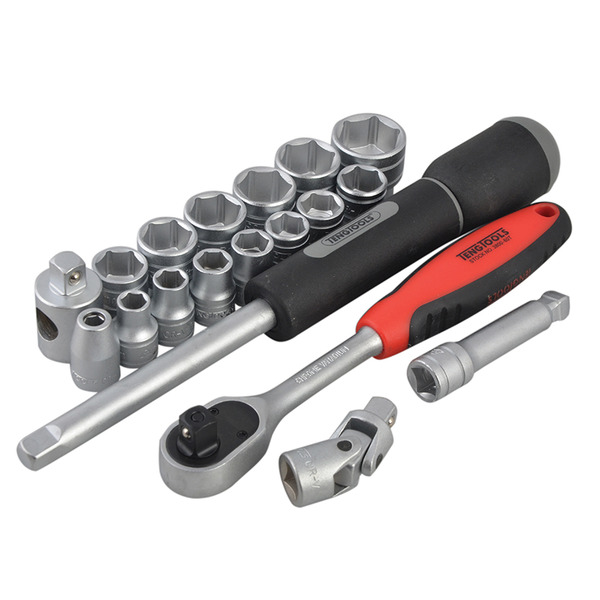 TT3819 Regular Metric Socket Set,  19 Piece -  3/8in Drive