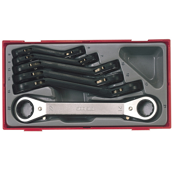 TTRORS Metric Ratchet Ring Spanner Set, 6 Piece