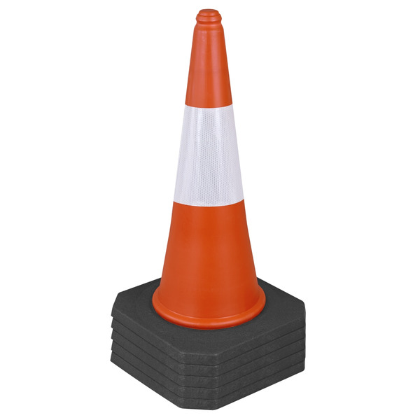 Sealey TFC05 Traffic Cone 75cm - Pack of 5