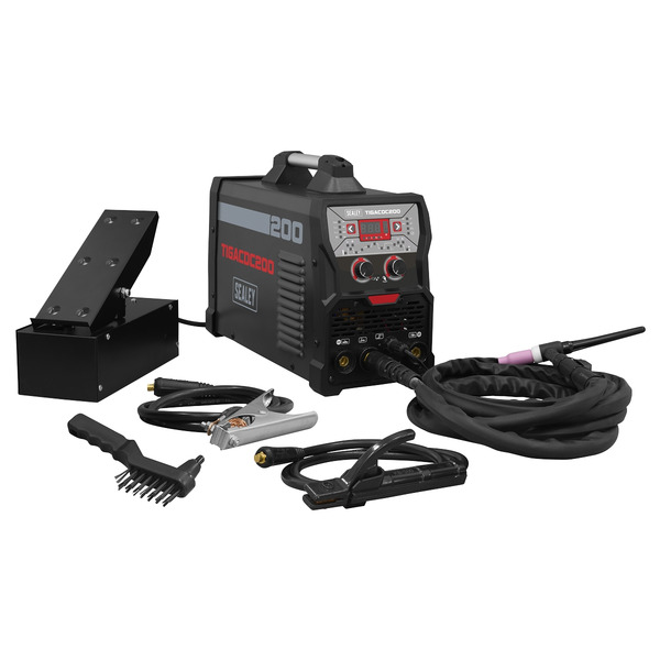 Sealey 200A TIG/MMA AC/DC Pulse Inverter Welder 230V