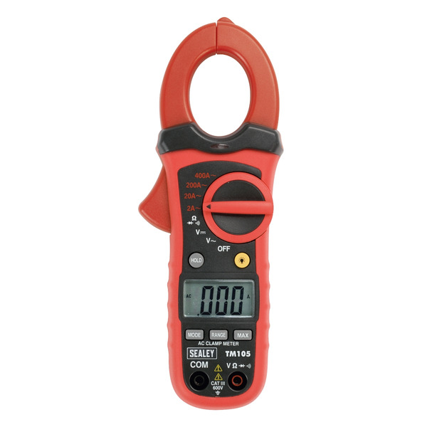 Sealey TM105 6-Function Professional Auto-Ranging Digital Clamp Meter NCVD