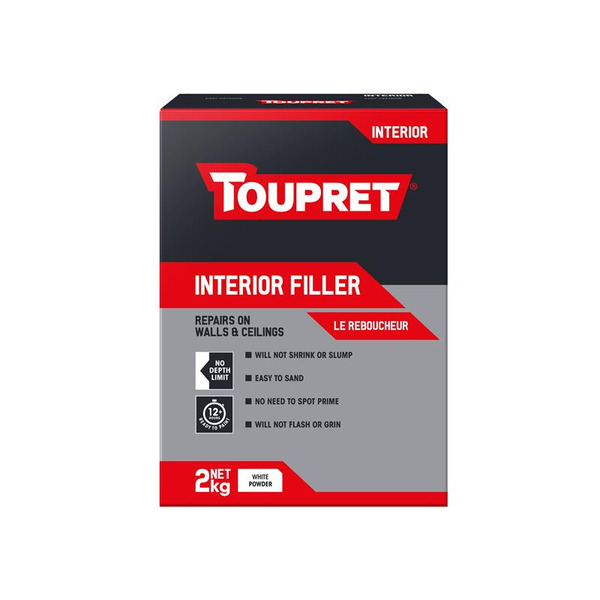 Toupret TOUTTREB702 Interior Filler 2kg