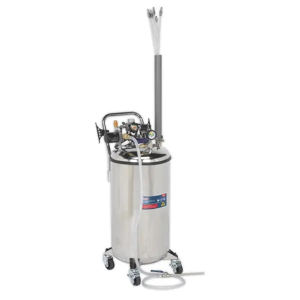 Sealey TP201 Stainless Steel Fuel Tank Drainer 90L