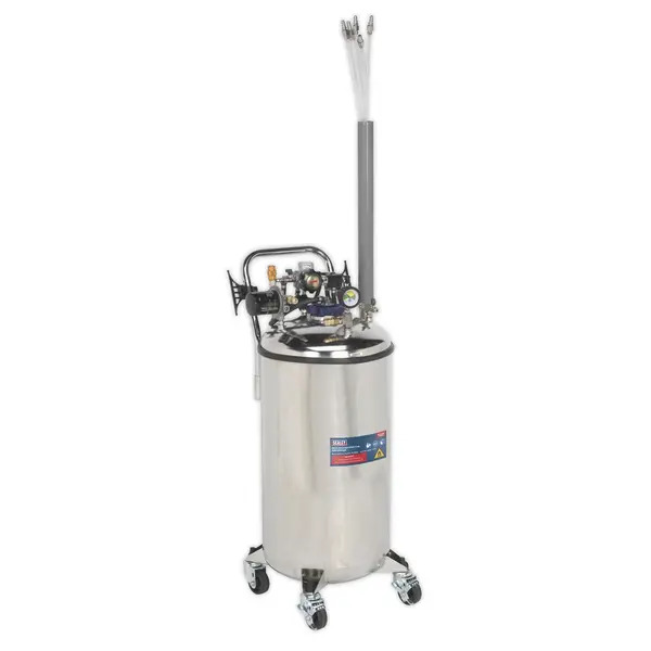 Sealey TP201 Stainless Steel Fuel Tank Drainer 90L