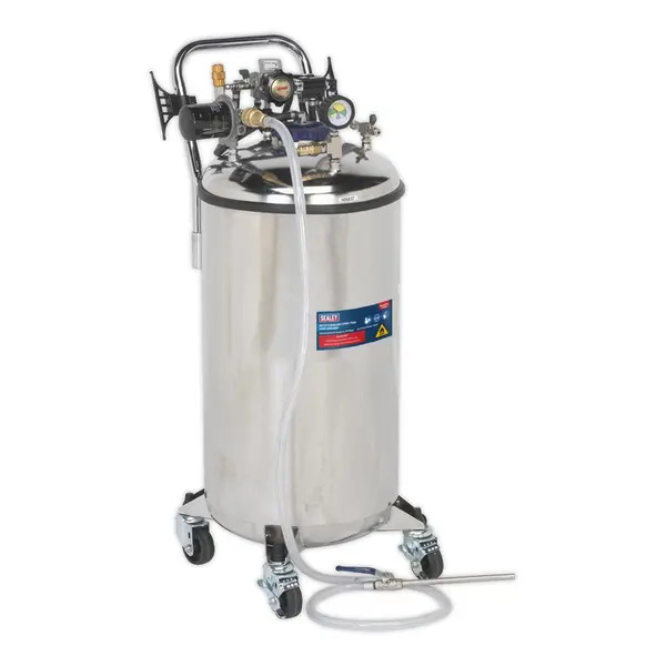 Sealey TP201 Stainless Steel Fuel Tank Drainer 90L