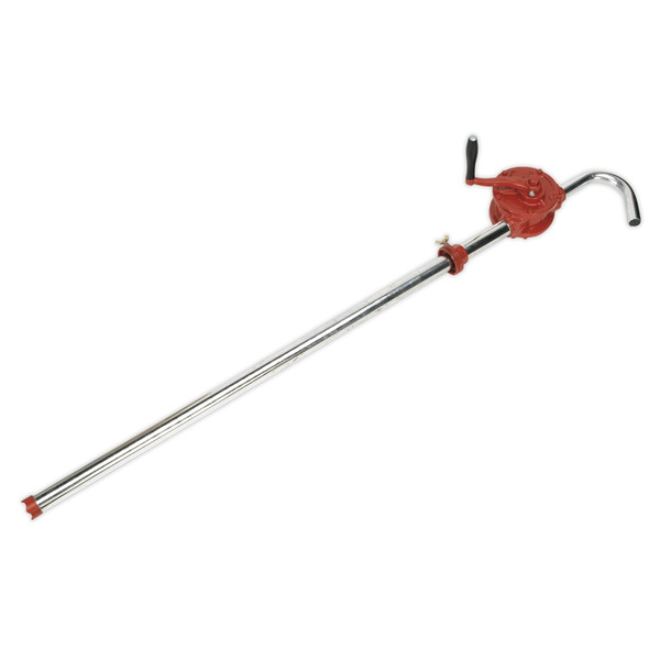 Mobile Dispensing Tank with Oil Rotary Pump 55L - Red