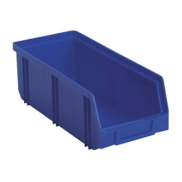 Sealey TPS2D Deep Plastic Storage Bin 105 x 240 x 85mm, Blue - Pack of 28