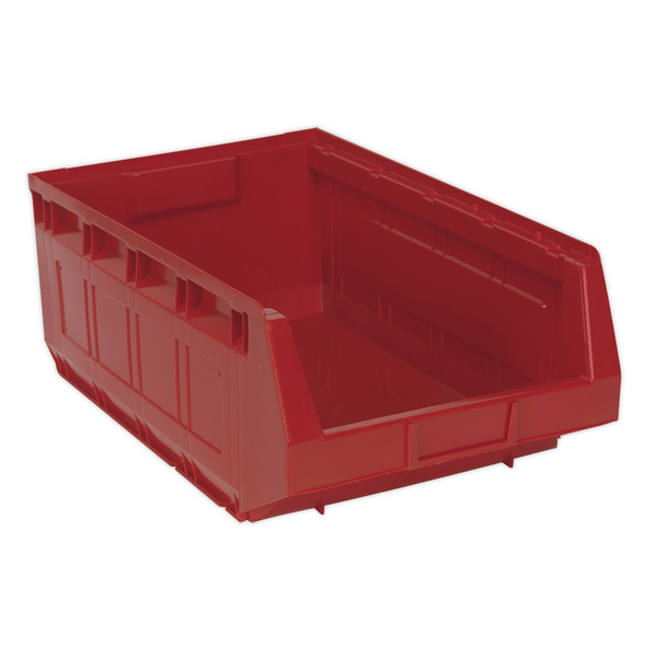 Sealey TPS56R Plastic Storage Bin 310 x 500 x 190mm, Red - Pack of 6