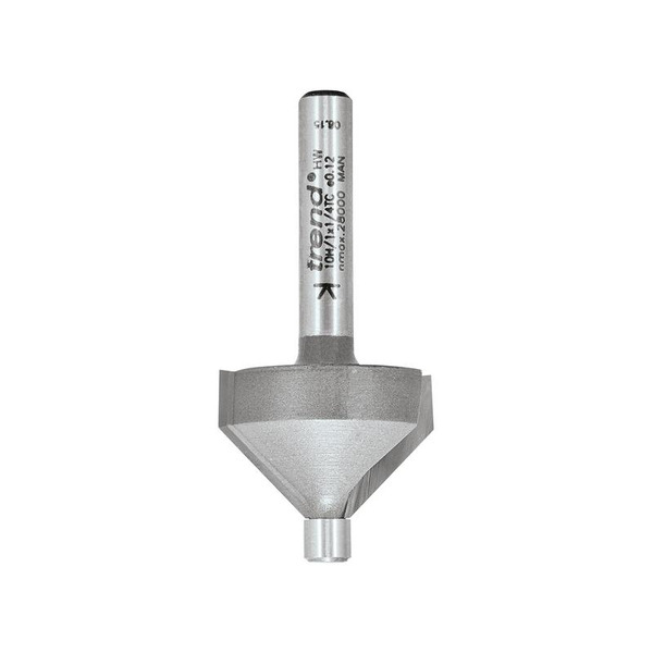 Trend TRE10H114TC 10H/1 x 1/4 TCT Pin Guided Chamfer / Bevel 45 10 .0 x 14.0mm