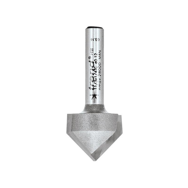 Trend TRE11314TC 11/3 x 1/4 TCT V-Groove Cutter 45 9.2 x 19.1mm