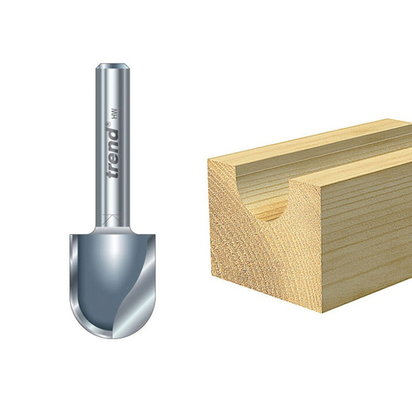 Trend TRE12314TC 12/3 x 1/4 TCT Radius Cutter 3.0mm Radius