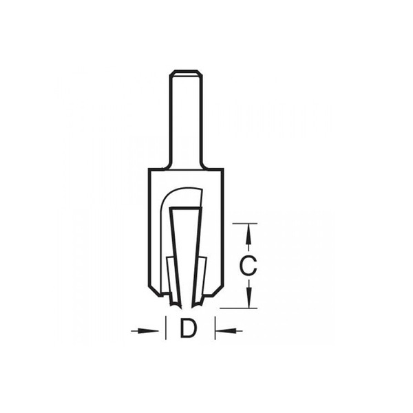 Trend TRE241014TC 24/10 x 1/4 TCT Plug Maker No.10