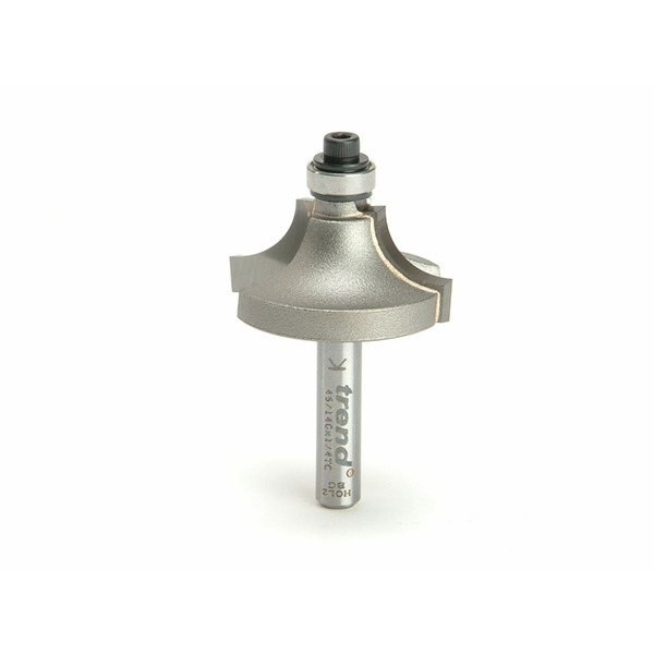 Trend TRE4614012TC 46/140 x 1/2 TCT Bearing Guided Ovolo & Round Over 9.5mm Radius