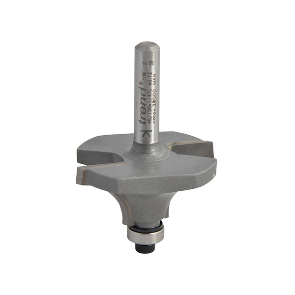 Trend TRE4615014TC 46/150 x 1/4 TCT Bearing Guided Ovolo & Round Over 12.7mm Radius