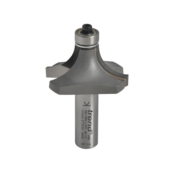 Trend TRE4616012TC 46/160 x 1/2 TCT Bearing Guided Ovolo & Round Over 16mm Radius