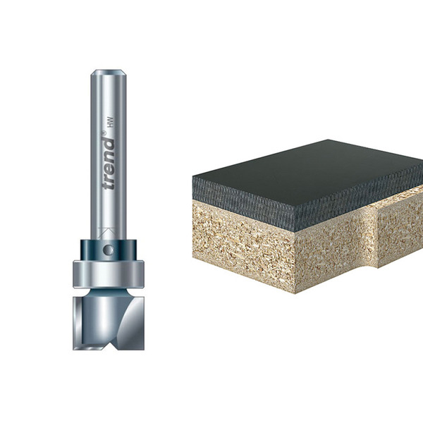 Trend TRE469014TC 46/90 x 1/4 TCT 90 Shank Mounted Template Profiler 15.9 x 25mm