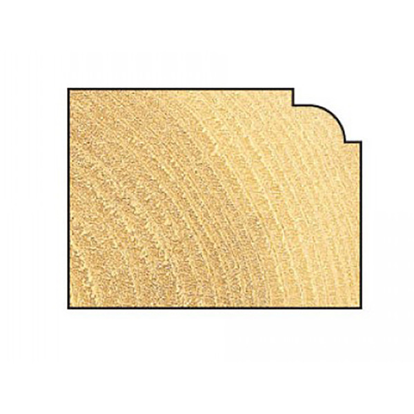 Trend TRE70114TC 7/01 x 1/4 TCT Ovolo & Round Over 2.5mm Radius