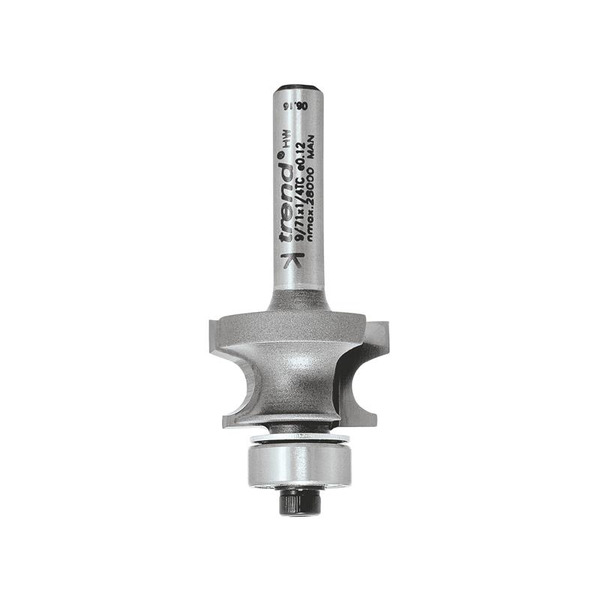 Trend TRE97114TC 9/71 x 1/4 TCT Bearing Guided Corner Bead Cutter 3.2 Radius