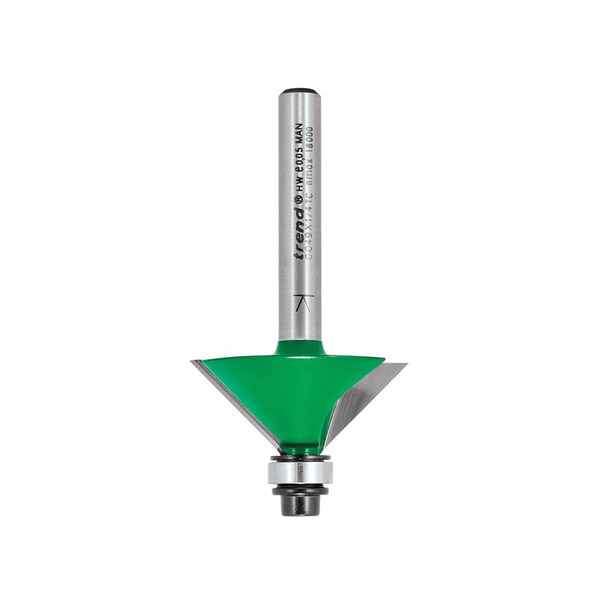 Trend TREC04914TC C049 x 1/4 TCT Bearing Guided Chamfer Cutter 45 12.7 x 32mm