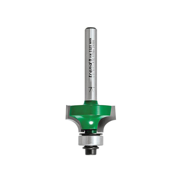 Trend TREC07614TC C076 x 1/4 TCT Bearing Guided Ovolo & Round Over 6.3mm Radius