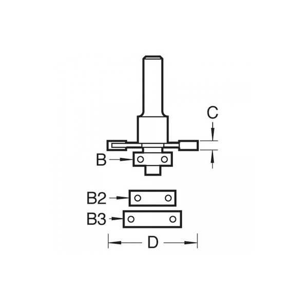 Trend TREC15212TC C152 x 1/2 TCT Bearing Guided Biscuit Jointer 4.0 x 37.2mm