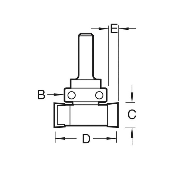 Trend TREC20914TC C209 x 1/4 TCT Intumescent Recessor 10 x 24mm