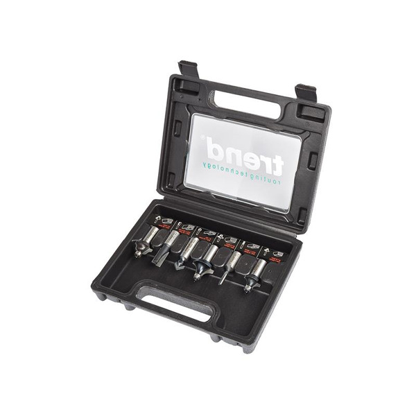 Trend TRESET6PC12 1/2in Router Cutter Set, 6 Piece