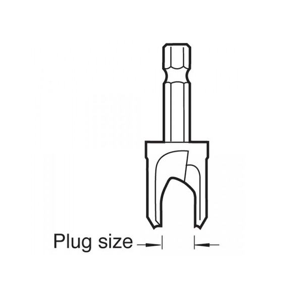 Trend TRESNAPPC12 SNAP/PC/12 Plug Cutter 1/2in