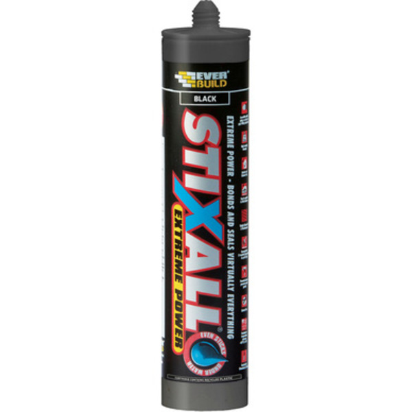 Everbuild Sika Stixall Adhesive Black 290 mL - 483107