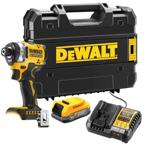 DeWALT DCF860E1T XR BL Impact Driver 18V 1 x 1.7Ah POWERSTACK