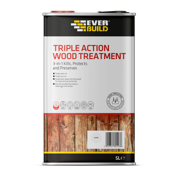 Everbuild Triple Action Wood Treatment 2.5L - 483184