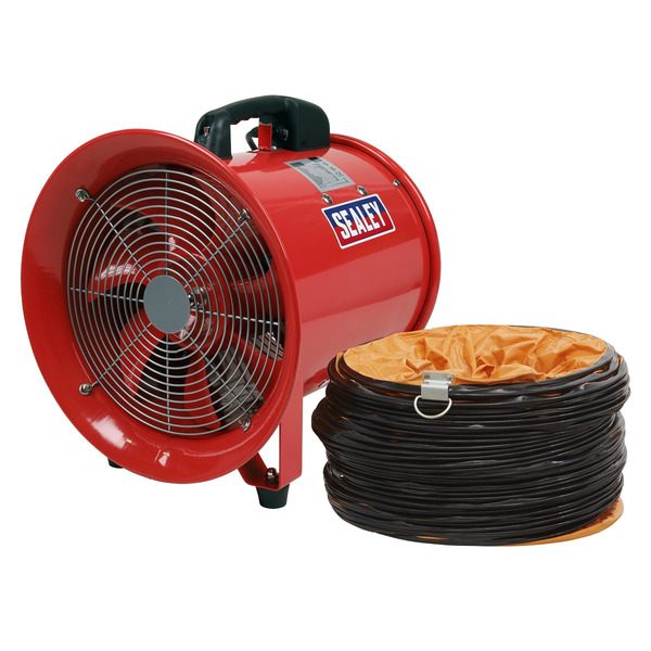 Sealey VEN300 Portable Ventilator with 5m Ducting 300mm